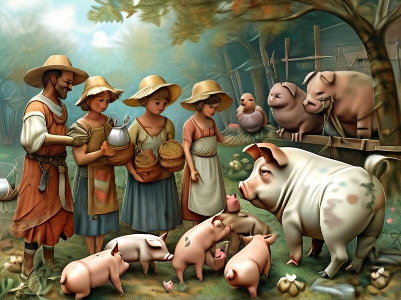 人与畜禽的关系相互依存与和谐共处